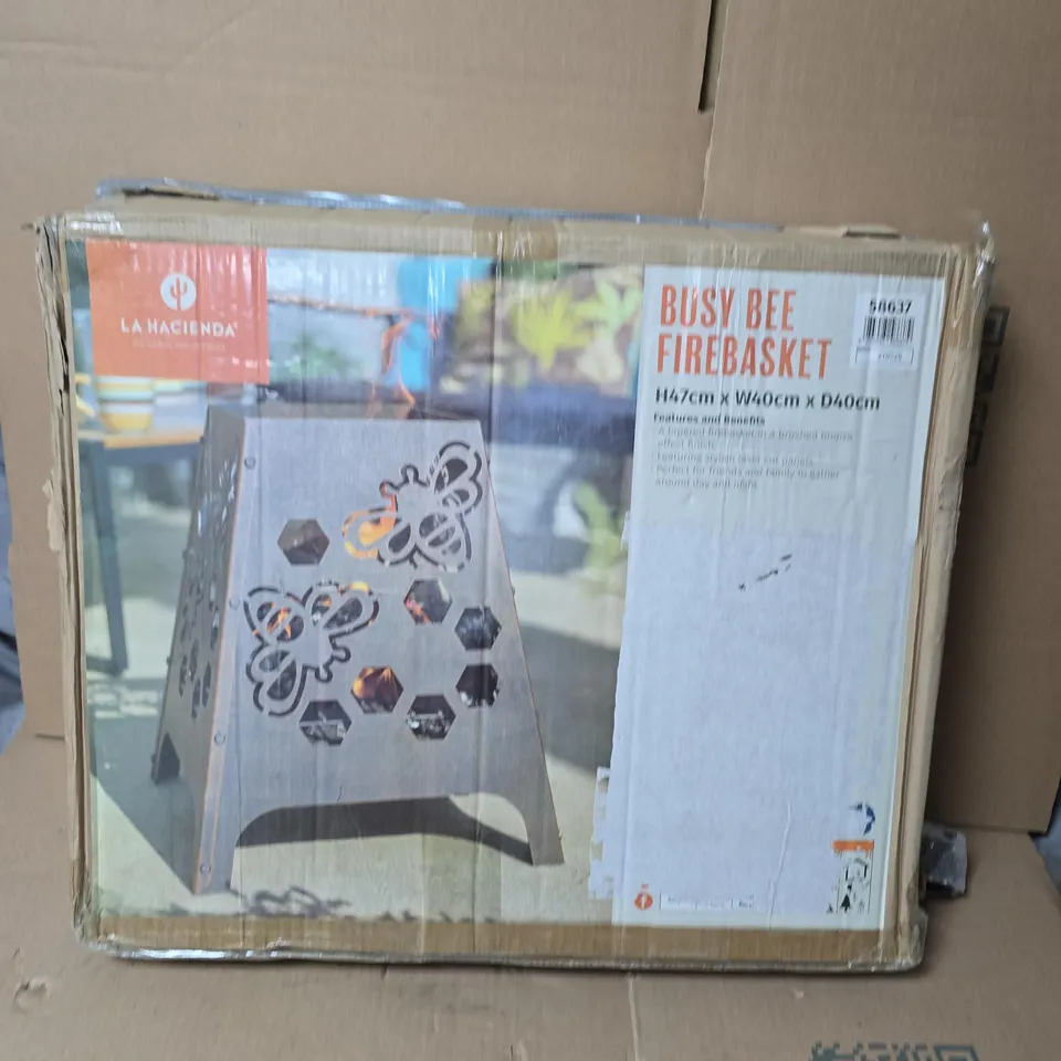  LA HACIENDA GARDEN FIRE BASKETBUSY BEE FIREBASKET 