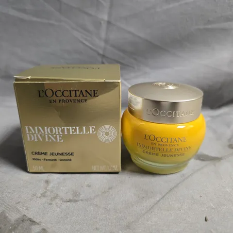 L'OCCITANE IMMORTELLE DIVINE YOUTH CREAM - 50 ML (BOXED)