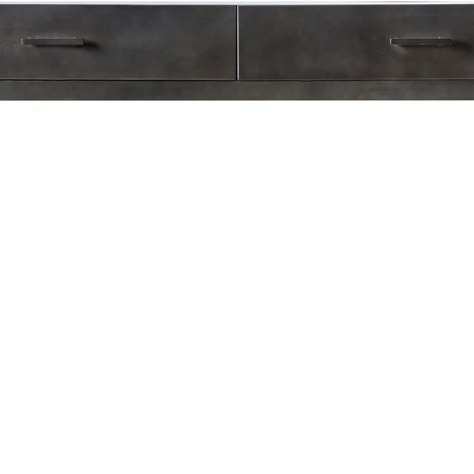 BOXED GALLERY DIRECT OTTINGE 2 DRAWER DESK (2 BOXES)