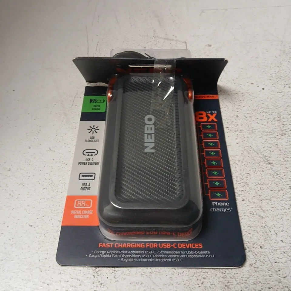 NEBO USB-C FAST CHARGER FOR USB-C DEVICES – PORTABLE POWER CHARGER