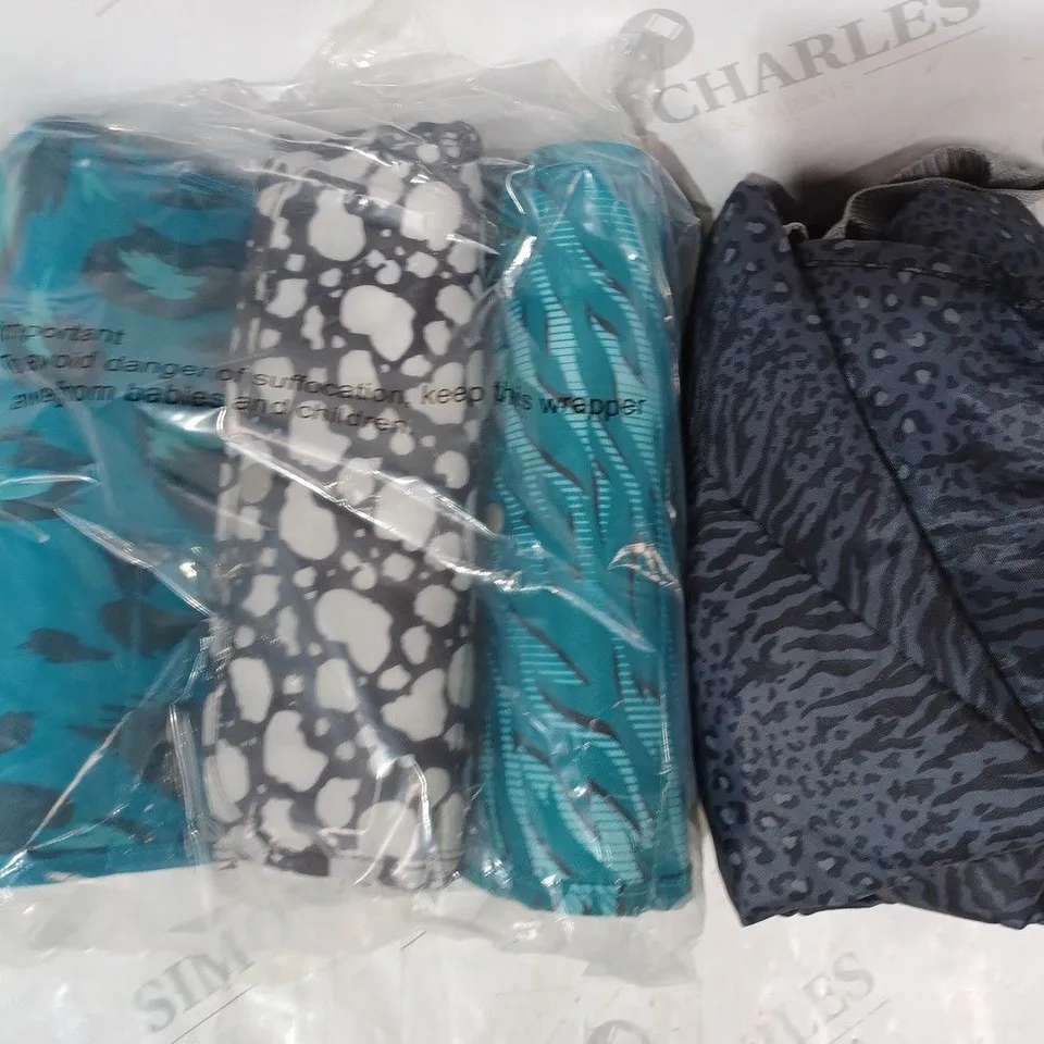 CALIFORNIA INNOVATIONS SET OF 4 FOLDABLE INSULATED MARKET TOTES