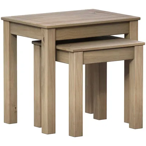 BOXED VIDA DESIGNS PANAMA NEST OF 2 TABLES