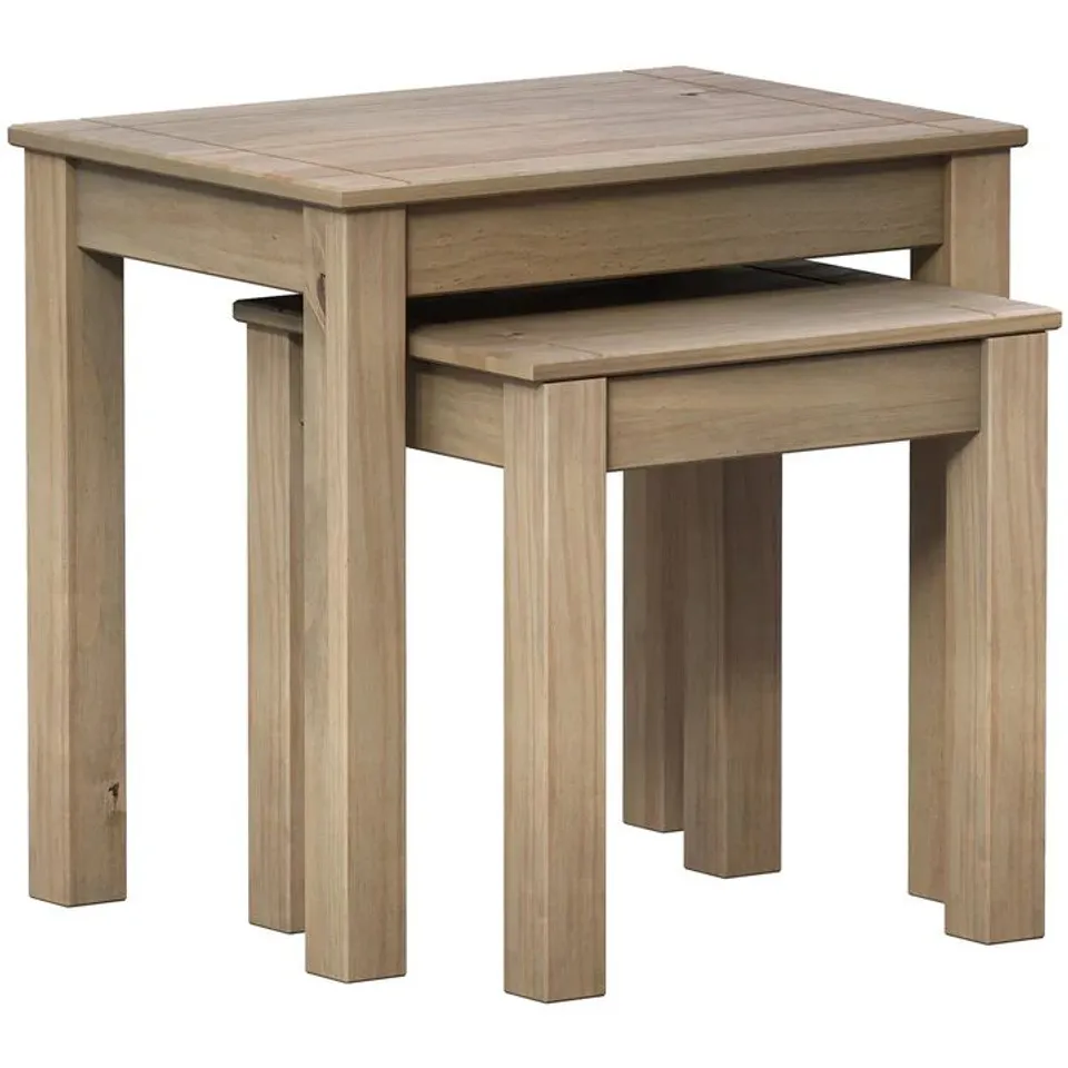 BOXED VIDA DESIGNS PANAMA NEST OF 2 TABLES