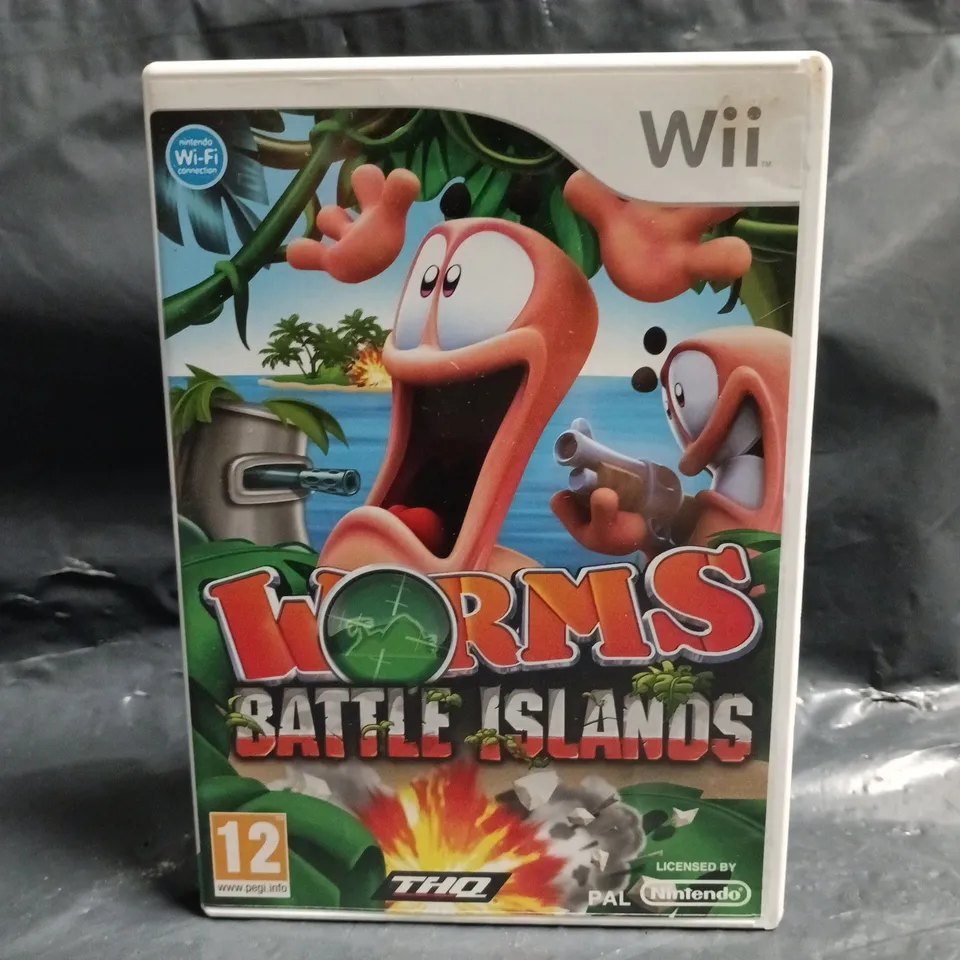 WORMS BATTLE ISLANDS NINTENDO WII VIDEO GAME