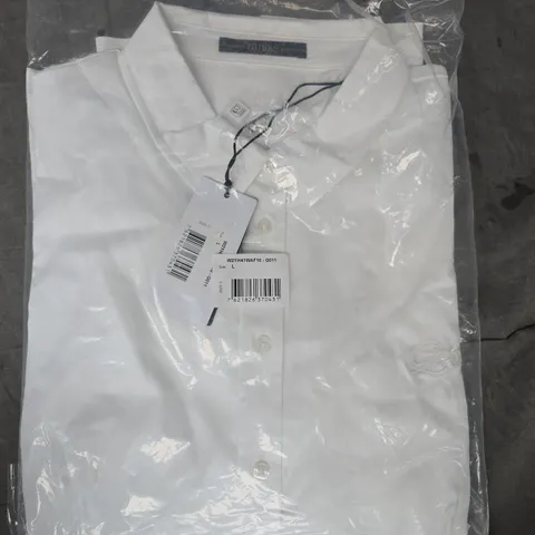 GUESS CATE LONG SLEEVE SHIRT IN WHITE SIZE LARGE