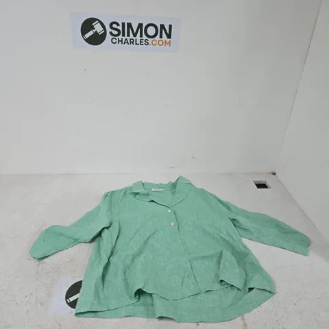 MASAI GREEN LINEN SHIRT – WOMEN'S, UK SIZE S