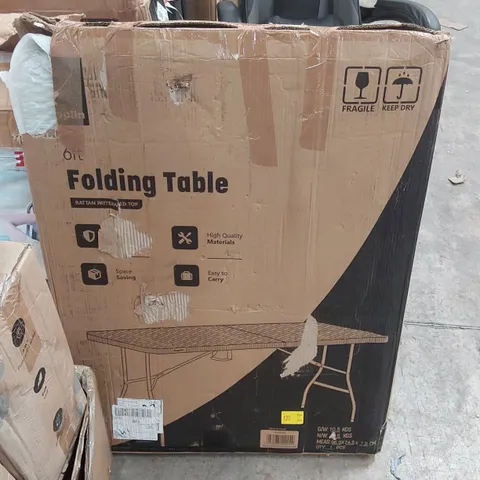 BOXED KEPLIN 6FT FOLDING TABLE