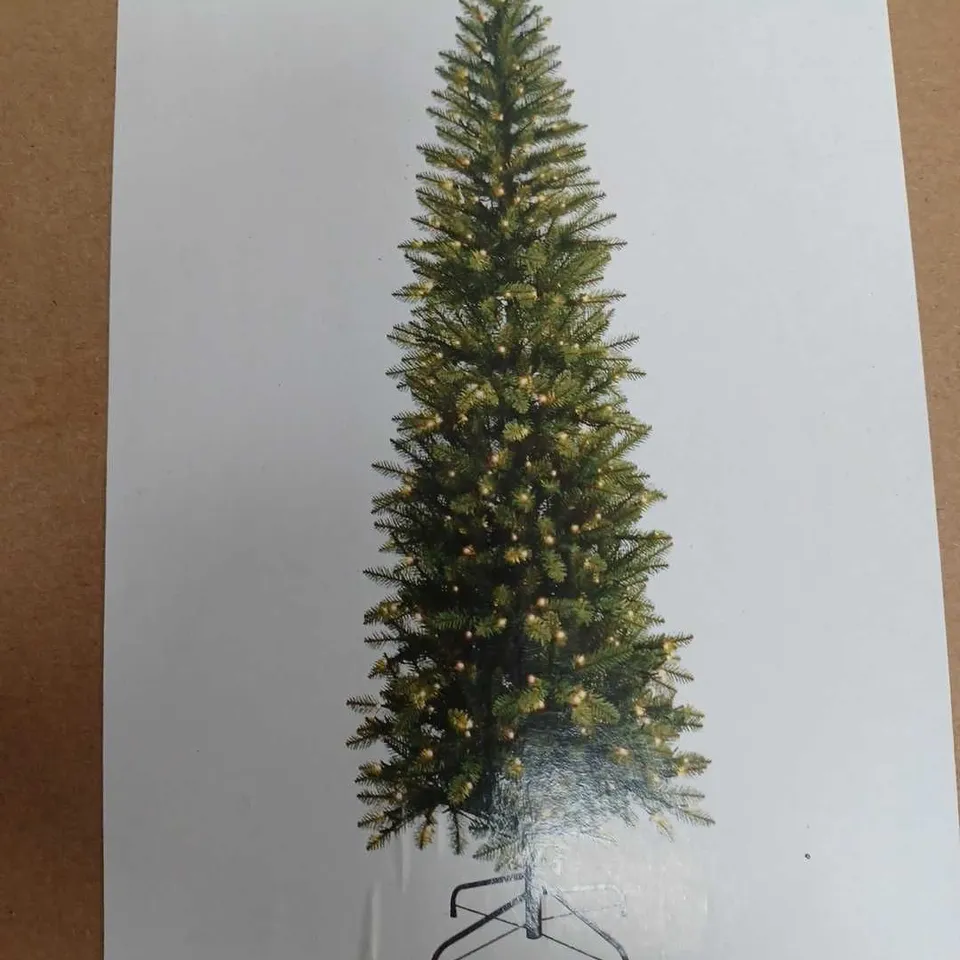 BOXED MONTANA 7FT SLIM PRE-LIT CHRISTMAS TREE - COLLECTION ONLY RRP £99.99