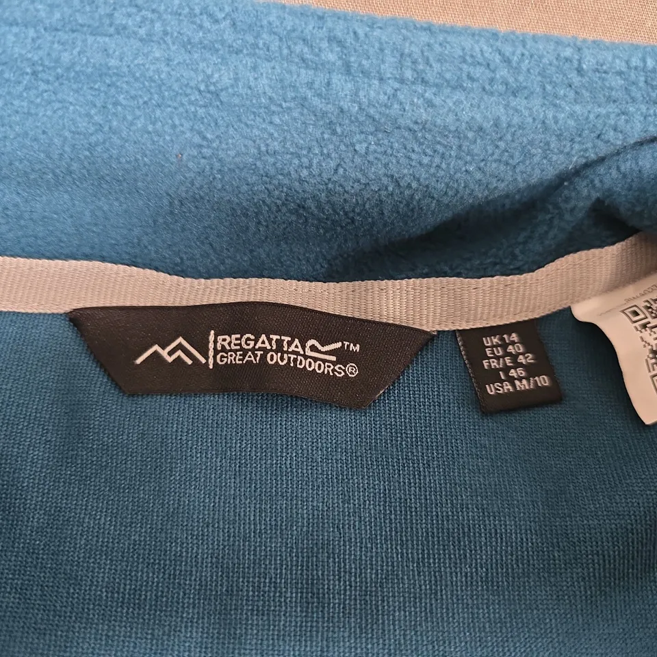 REGATTA GREAT OUTDOORS FLEECE JACKET – BLUE – UK 14