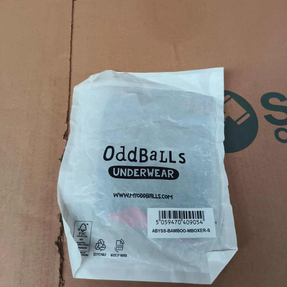 ODDBALLS BAMBOO BOXER SHORTS – SIZE S