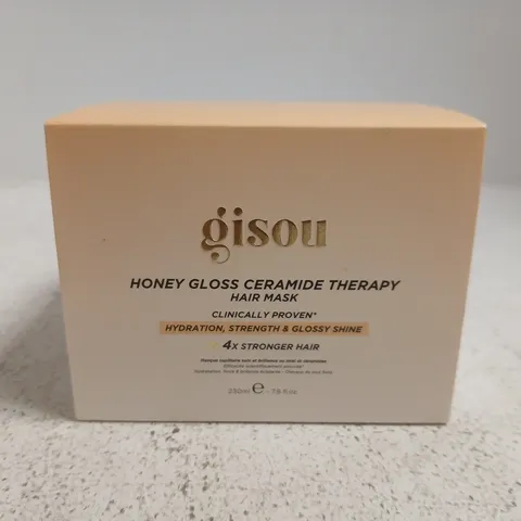 BOXED GISOU HONEY GLOSS CERAMIDE THERAPY HAIR MASK 230ML