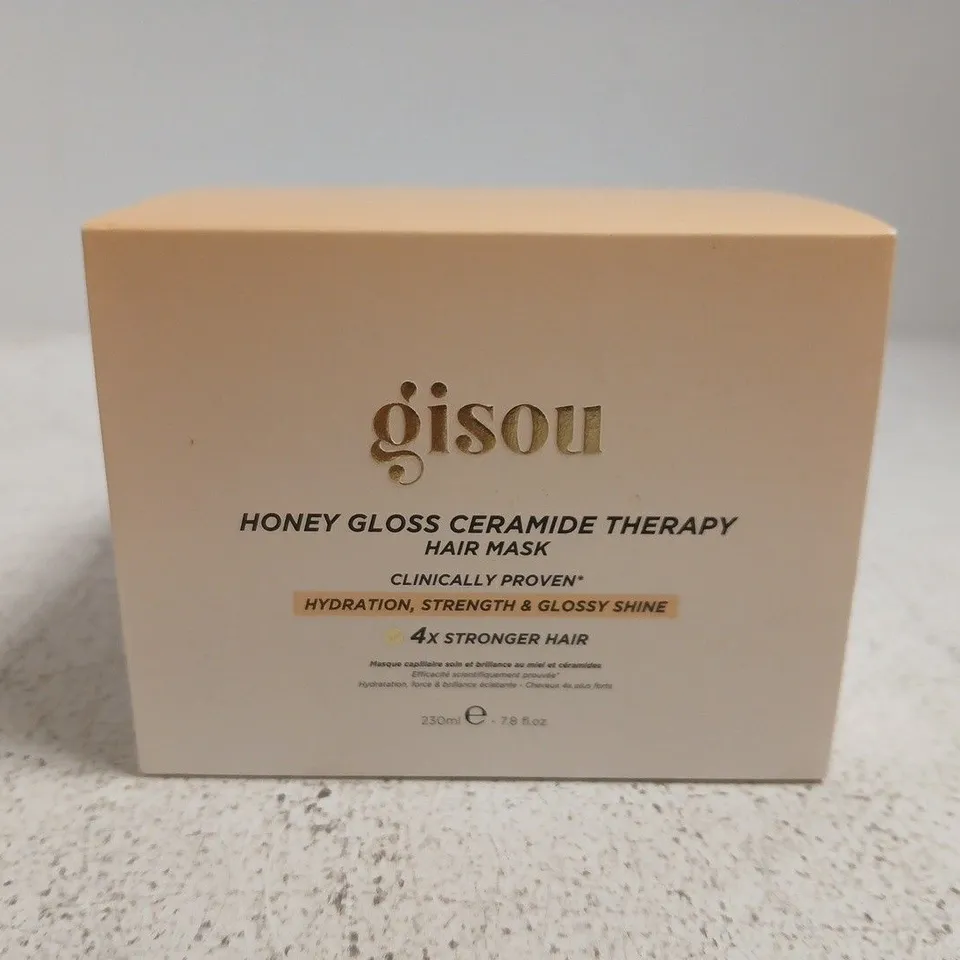 BOXED GISOU HONEY GLOSS CERAMIDE THERAPY HAIR MASK 230ML