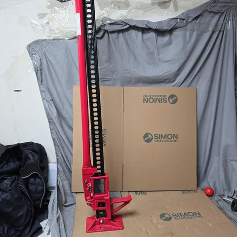 RED FARM JACK (HIGH-LIFT) – 3000 KG CAPACITY, 48" MAX HEIGHT