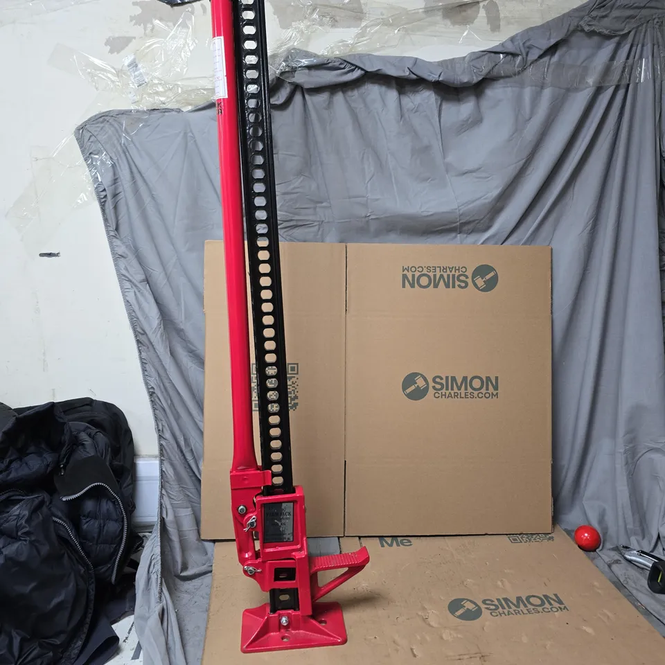 RED FARM JACK (HIGH-LIFT) – 3000 KG CAPACITY, 48" MAX HEIGHT