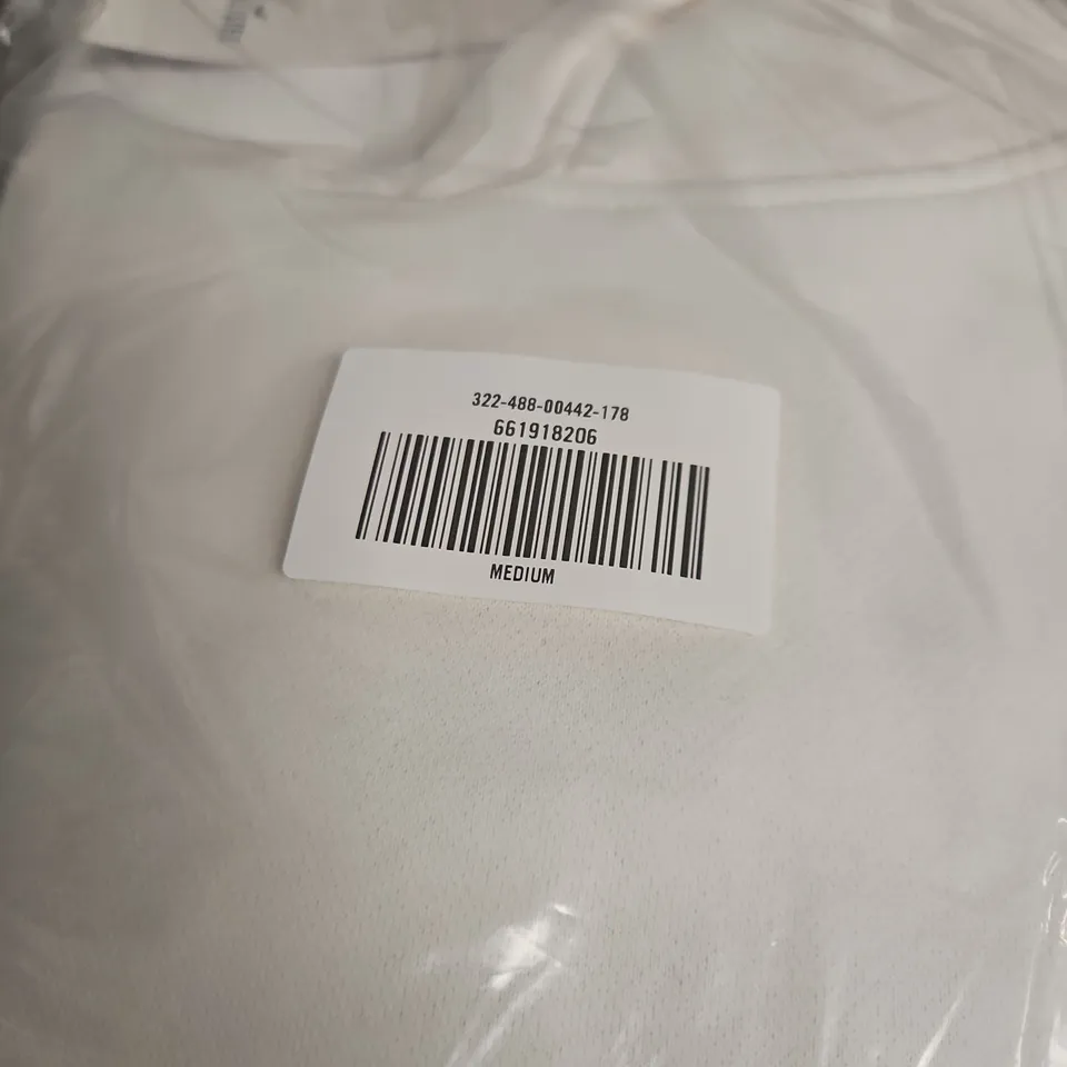 HOLLISTER DODGE II OFFICIAL LICENSED HOODIE - WHITE, SIZE M