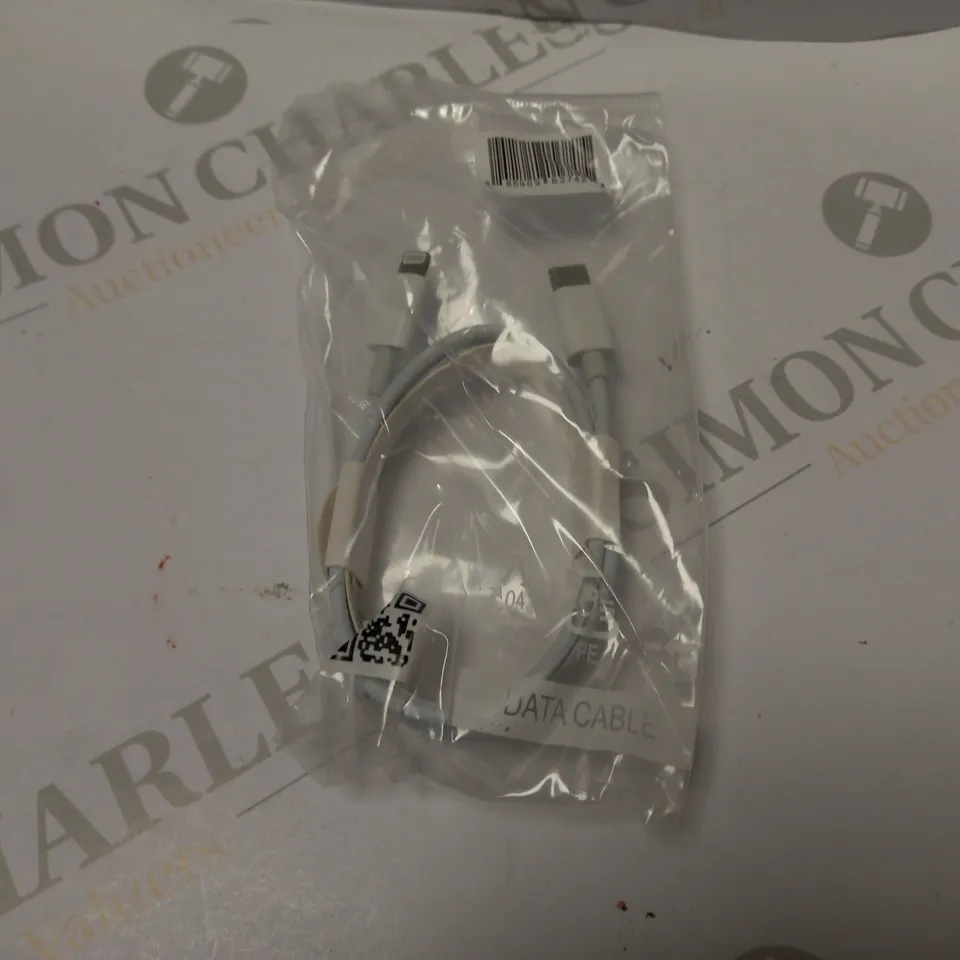 BAG OF APPROXIMATELY 40 USB-C TO LIGHTNING CONNECTOR CABLES