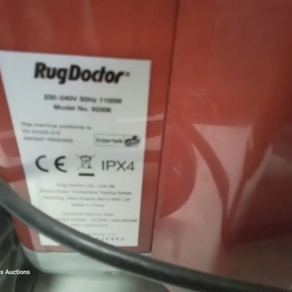 BOXED RUG DOCTOR PORTABLE SPOT CLEANER