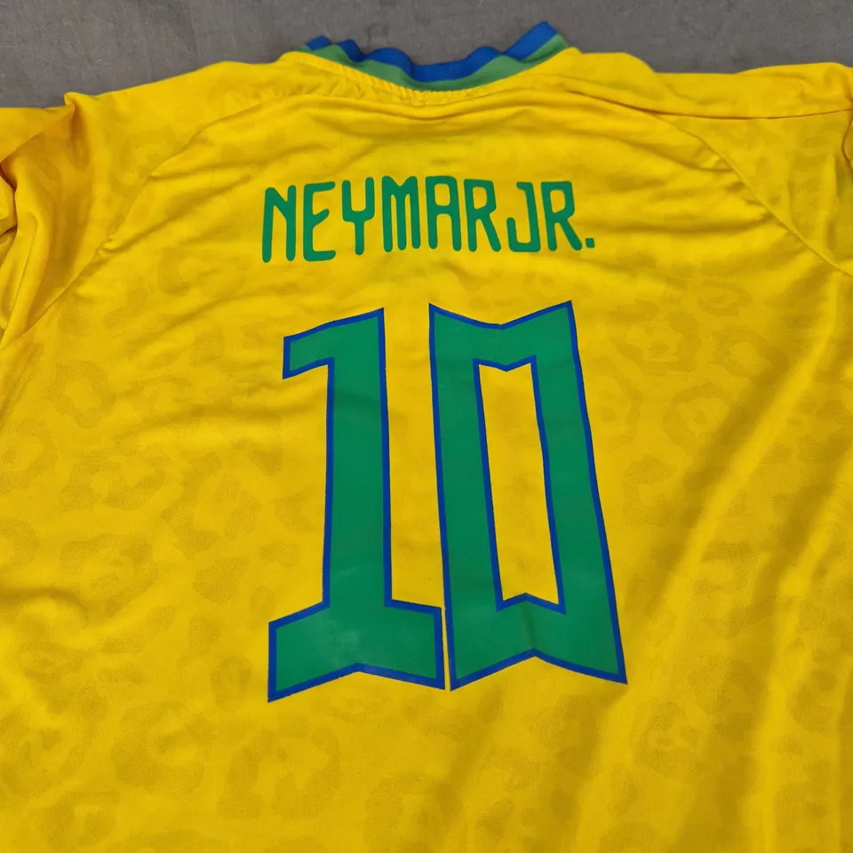 BRAZIL FC - NEYMAR JR. 10 FOOTBALL JERSEY – SIZE UNSPECIFIED - KIDS