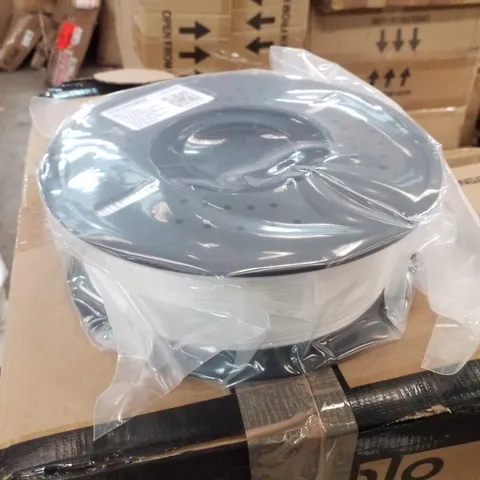 BOX CONTAINING 10 ROLLS OF WHITE 3D PRINTER FILAMENT 