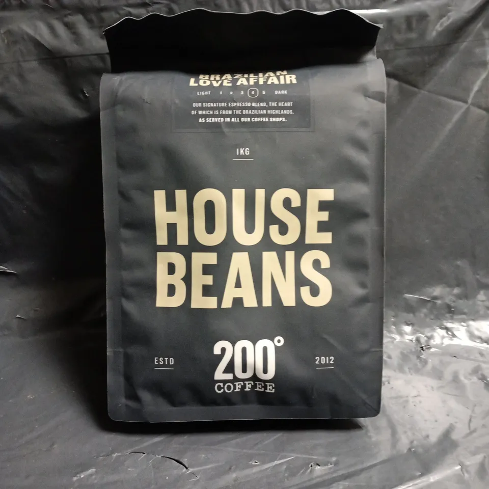 BRAZILIAN LOVE AFFAIR HOUSE BEANS 1KG BAG OF COFFEE BEANS