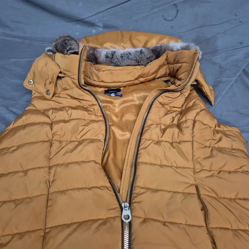 JONES WOMEN'S CAMEL PUFFER JACKET – UK 20