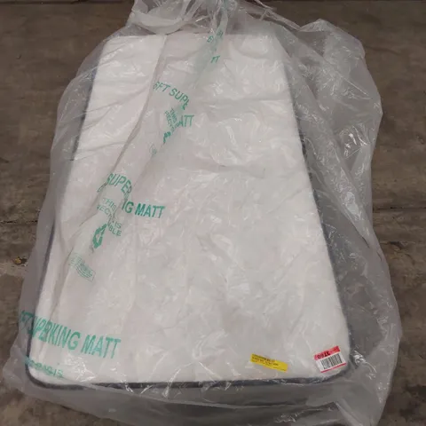 QUALITY BAGGED FIRM OPEN COIL 22CM SINGLE MATTRESS 