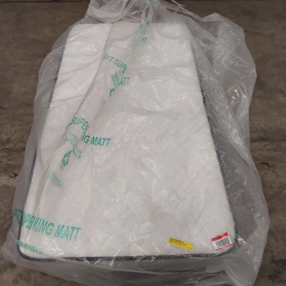 QUALITY BAGGED FIRM OPEN COIL 22CM SINGLE MATTRESS 