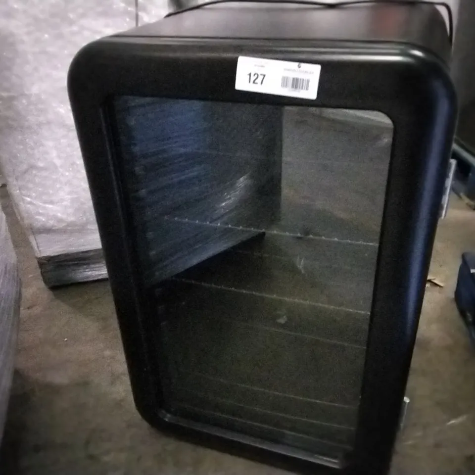 DESIGNER ELECTRIQ 116L RETRO DRINKS COOLER MATT BLACK