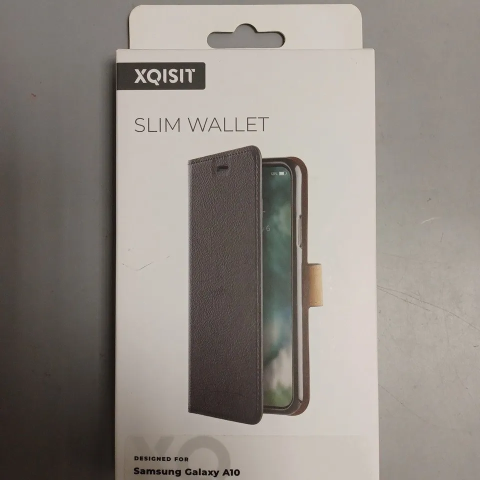 APPROXIMATELY 60 BRAND NEW BOXED XQISIT SLIM WALLET PROTECTIVE CASES FOR SAMSUNG GALAXY A10