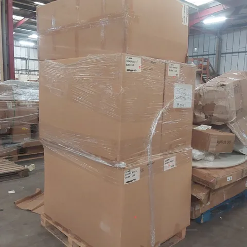 PALLET CONTAINING A VERY LARGE QUANTITY OF ASSORTED DESIGNER CHAIR PARTS - SEATS ONLY, NO LEGS