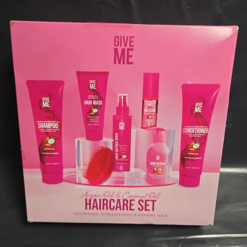 GIVE ME ARGAN OIL & COCONUT OIL HAIRCARE SET