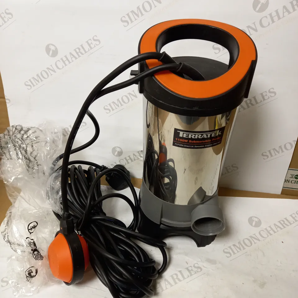 TERRATEK 1100W SUBMERSABLE PUMP