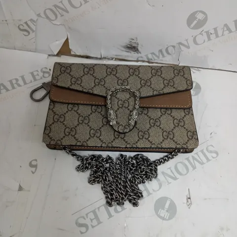 GUCCI METAL STRAPPED BAG