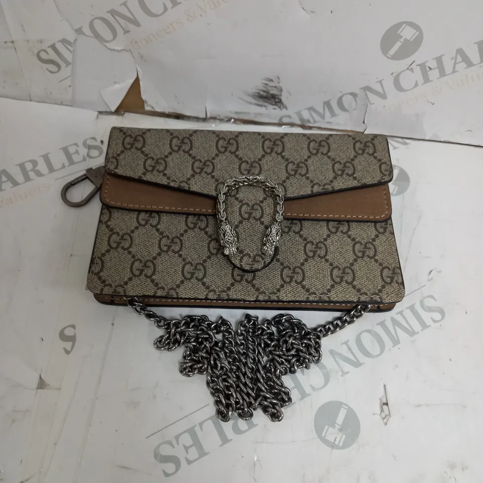 GUCCI METAL STRAPPED BAG