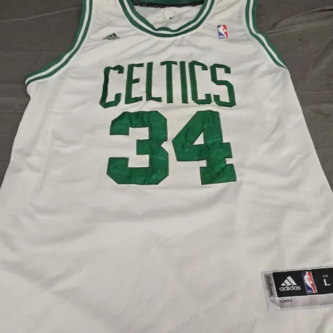 BOSTON CELTICS BASKETBALL JERSEY - SIZE L