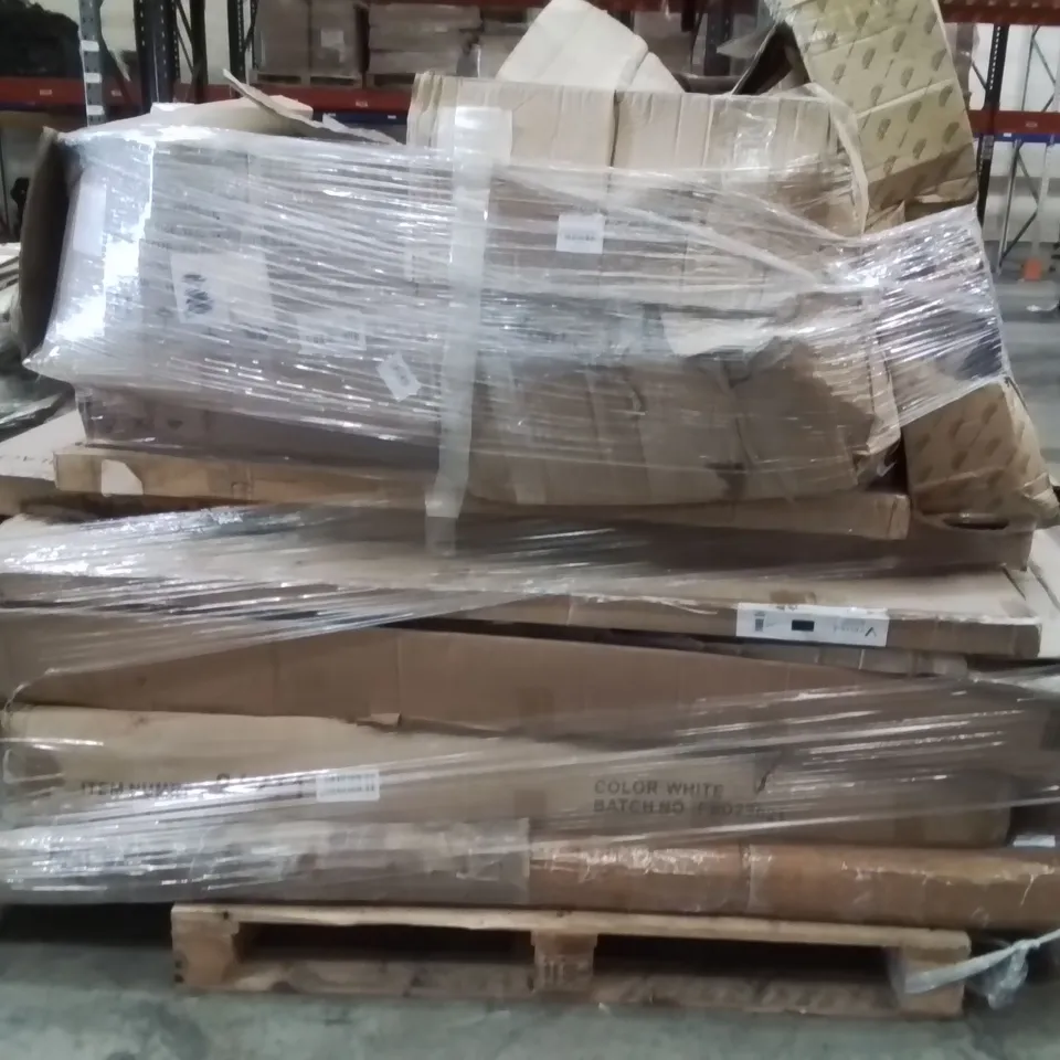 PALLET OF ASSORTED FLAT PACK FURNITURE PRODUCTS 