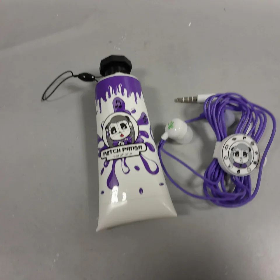 LARGE QUANTITY OF OBJECT EARPHONES (EP-P01) IN PURPLE