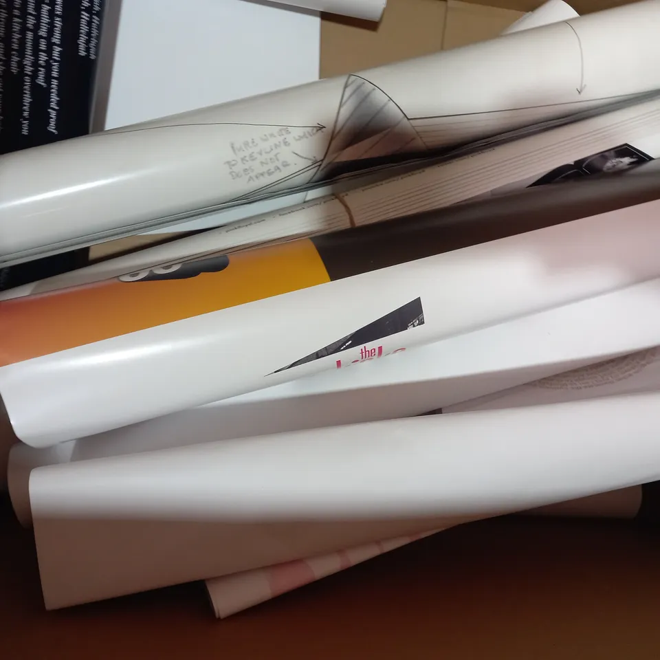 BOX OF APPROXIMATELY 10 ASSORTED MUSIC THEMED ARTWORK ITEMS BY VARIOUS ARTISTS IN VARIOUS STYLES