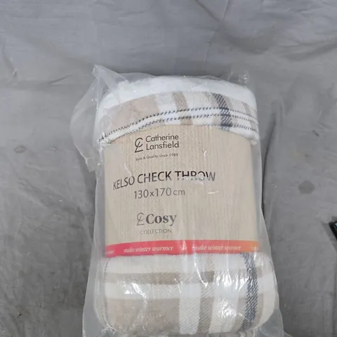 CATHERINE LANSFIELD KELSO CHECK THROW – 130X170 CM