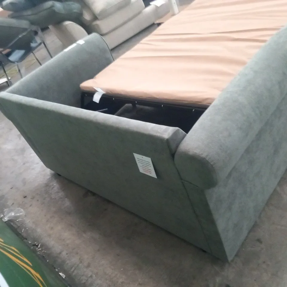 DESIGNER WILLIAM GREY FABRIC SOFA BED