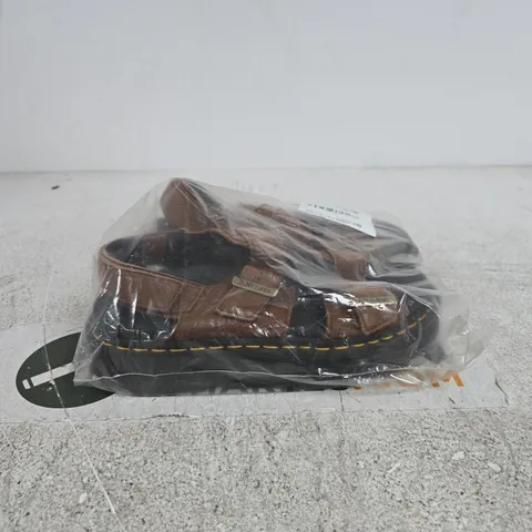 DR MARTENS SANDAL SEPIA BROWN TUMBLED SIZE 7 UNBOXED