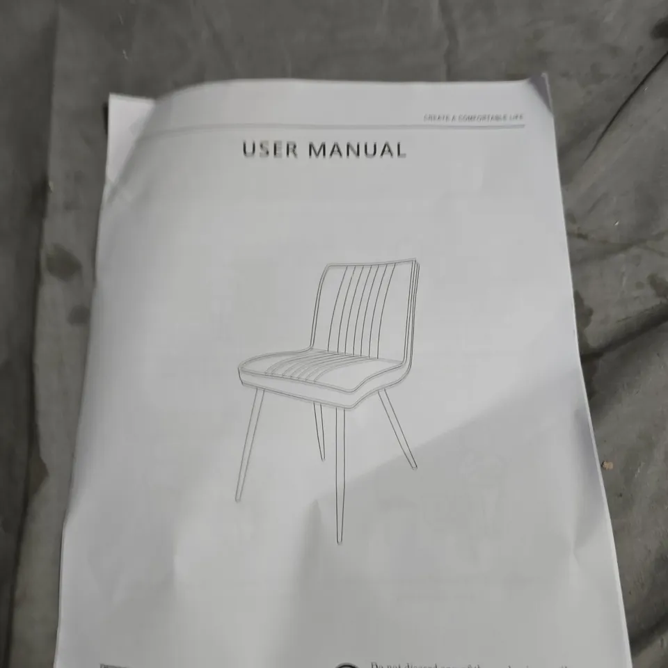 SET OF 4 DINING CHAIRS 