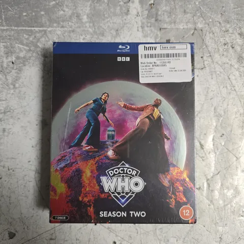 SEALED DOCTOR WHO SEASON TWO BLU-RAY COLLECTION 