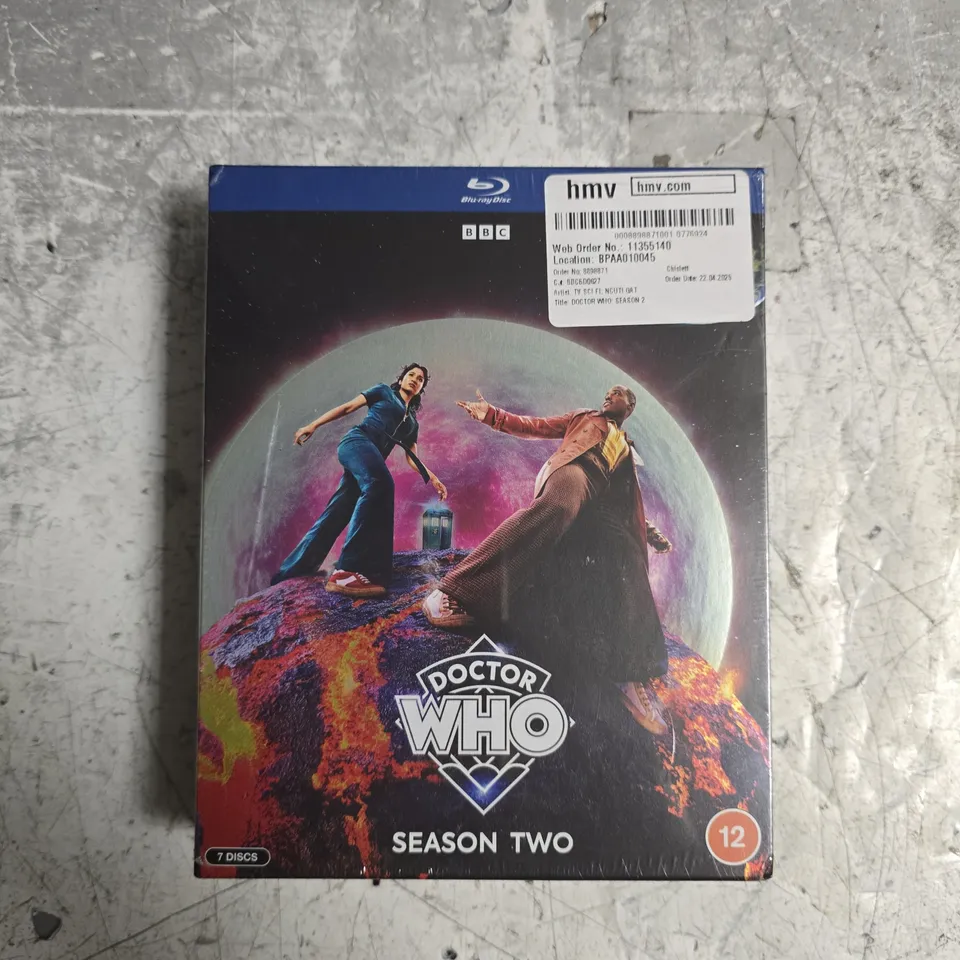 SEALED DOCTOR WHO SEASON TWO BLU-RAY COLLECTION 