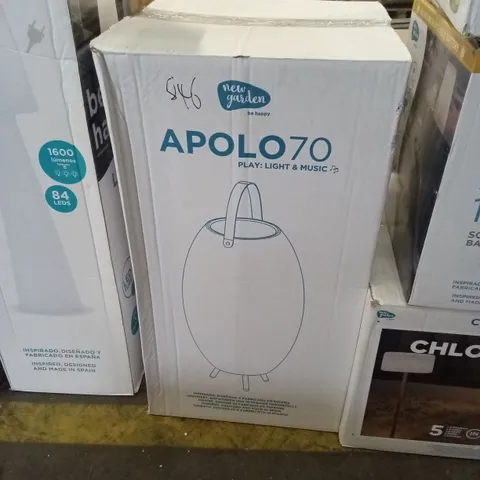 BOXED APOLLO 70 RECHARGEABLE BATTERY & PLAY: LIGHT & MUSIC