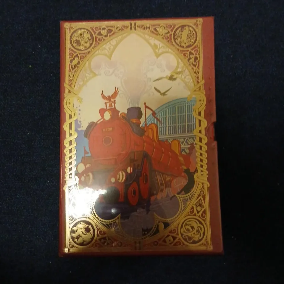 HARRY POTTER BOX SET: THE PHILOSOPHER'S STONE; THE CHAMBER OF SECRETS; THE PRISONER OF AZKABAN – MINALIMA EDITION, 3-VOLUME RED SLIPCASE