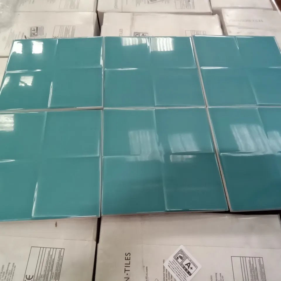 PALLET OF APPROXIMATELY 83 BOXES OF 25 BRAND NEW ASTUCE 20X20CM TILES - EACH PACK COVERS APPROXIMATELY 1M² (TOTAL APPROX. 83M²)