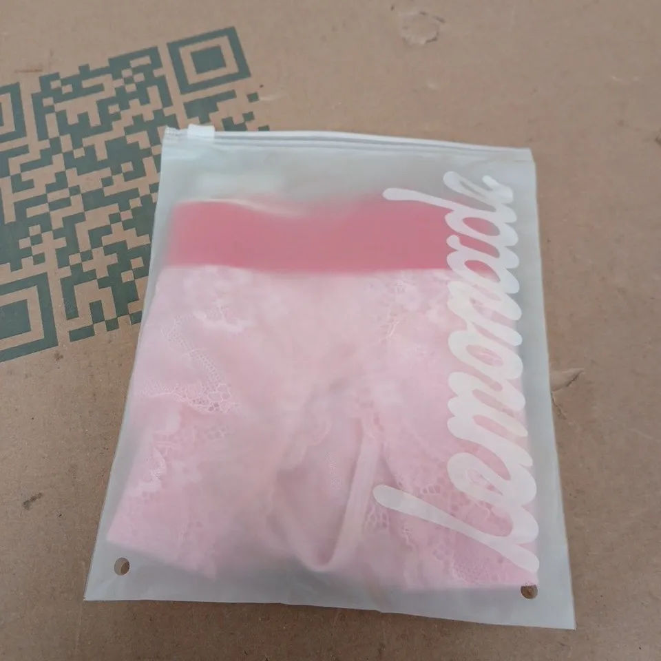 LEMONADE LIGHT PINK LACE BRALETTE – UK 36 A-D