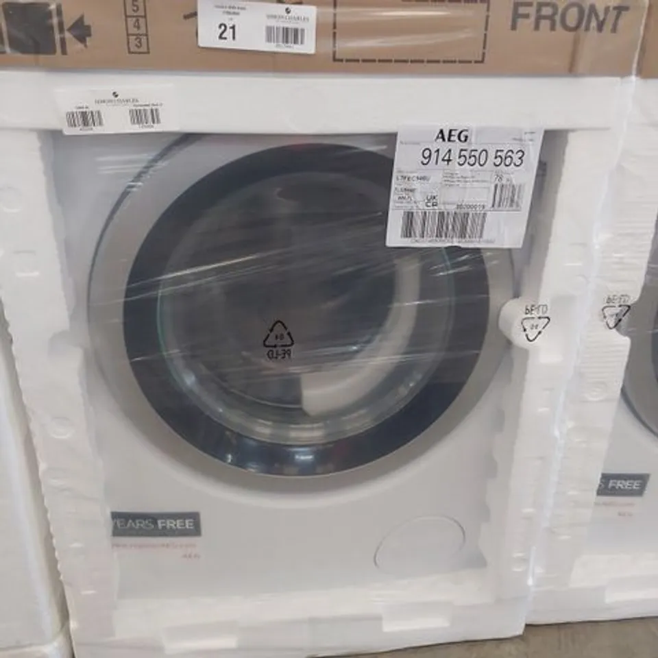 AEG 7000 PRO STEAM UNIVERSAL DOSE 8KG WASHING MACHINE WHITE MODEL L7FEC946U RRP £834