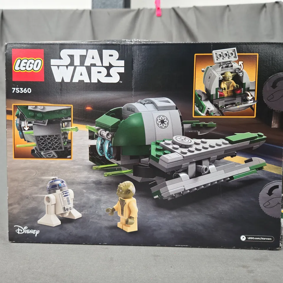 BOXED LEGO STAR WARS 75360 - YODA'S JEDI STARFIGHTER